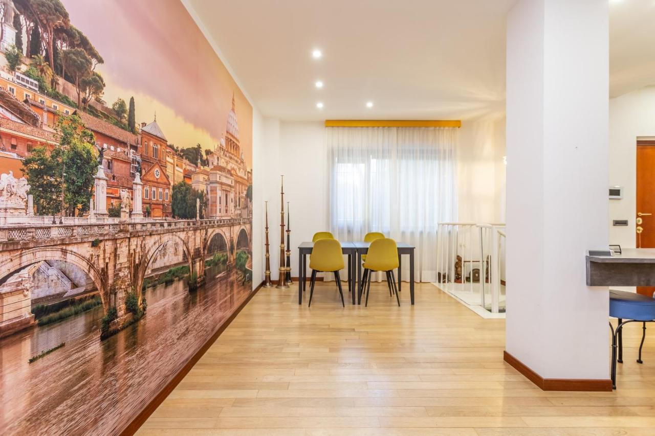 Apartmán St Peter'S Spacious 4 Bdr With Private Parking Řím Exteriér fotografie